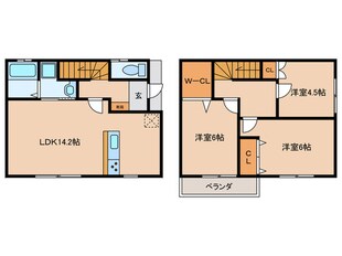 CUBOライト横堀の物件間取画像